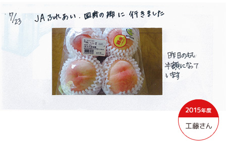 2015年度 工藤さん 「消費期限」は、品質の劣化が早い食品に表示される「食べても安全な期限」。期限が過ぎたものは食べないほうが安全です。一方「賞味期限」は、長期間保存ができる食品に表示されている「おいしく食べられる期限」。期限表示の意味を正しく理解して、食品ロスを減らす努力が大切ですね。