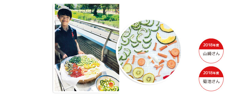 2018年度 山崎さん 2018年度 菊池さん